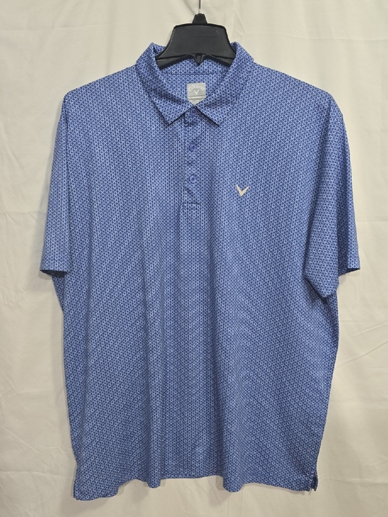 Callaway Other - Callaway Opti-Dri Men's XXL Blue Polo Shirt Geometric